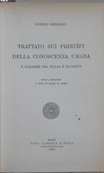 Trattato sui principi della conoscenza umana e dialoghi fra Hylas e Filonous