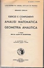 Analisi matematica e geometria analitica. 1 parte