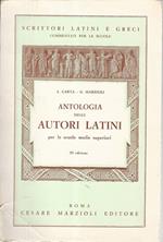 Antologia degli autori latini per le scuole medie superiori