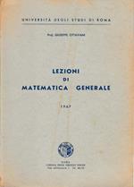 Lezioni di matematica generale