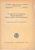 diritto di famiglia nelle decisioni della Corte Costituzionale