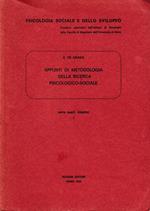 Appunti di metodologia della ricerca psicologico-sociale