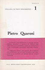 Pietro Quaroni. Collana di testi diplomatici.1. RISERVATO