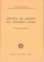 Appunti da lezioni sul processo civile