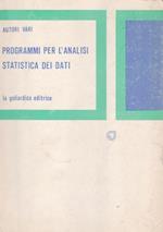 Programmi per l'analisi statistica dei dati