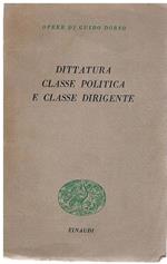 Dittatura classe politica e classe dirigente