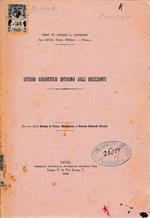 Studio Geodetico intorno agli orizzonti. Estratto dalla Rivista di Fisica, Matematica e Scienze Naturali (Pavia)