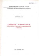 L' emigrazione e la deruralizzazione della Sicilia nell'ultimo dopoguerra (1951-1971)