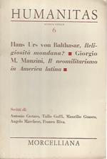 Humanitas. Anno XXVI,n. 6, giugno 1971