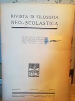 Rivista di filosofia neo-scolastica. Anno XXXVIII. Marzo 1946. I