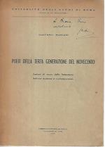 Poeti della terza generazione del novecento