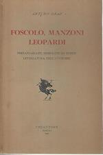 Foscolo,Manzoni,Leopardi. Preraffaelliti,simbolisti ed esteti. Letteratura dell'avvenire