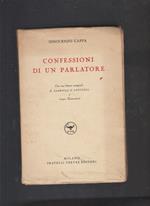 Confessioni di un parlatore, con una lettera autografa di Gabriele D'Annunzio