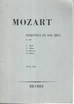 Mozart Sinfonia in sol min