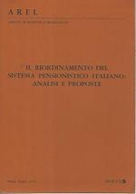 Il riordinamento del sistema italiano:analisi e proposte