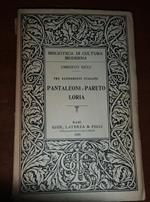 Tre economisti italiani. Pantaleoni - Pareto - Loria