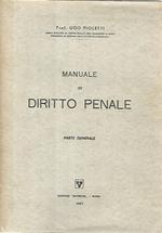 Manuale di diritto penale. Parte generale