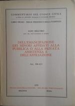 Libro primo: Persona e famiglia art. 390-413 EMANCIPAZIONE - AFFICAMENTO e AFFILIAZIONE