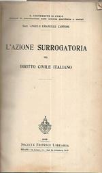 L' azione surrogata nel diritto civile italiano