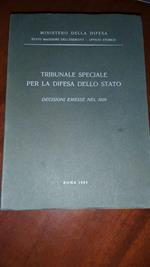 Tribunale speciale per la difesa dello stato Decisioni emesse nel 1929