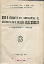 Legge e regolamento per l'amministrazione del patrimonio e per la contabilità generale dello stato