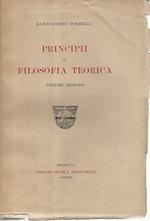 Principi di filosofia teorica. Volumi I-II