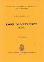 Saggi di metafisica II (1995)