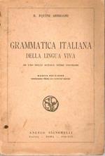 Grammatica italiana della lingua viva