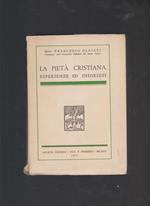 La Pieta' Cristiana Esperienza E Indirizzi