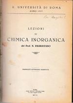 Lezioni di Chimica Inorganica