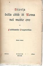 Storia della città di Roma nel medio evo. Volume quinto