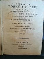 Quinti Horatii Flacci Opera interpretatione et notis illustravit Ludovicus Desprez (...)