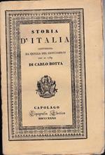 Storia d'Italia continuata da quella del Guicciardini sino al 1789. Tomo VI