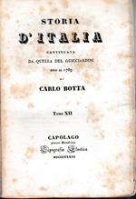 Storia d'Italia continuata da quella del Guicciardini sino al 1789. Tomo XII