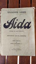 Aida Giuseppe Verdi Opera completa per canto e pianoforte L.2