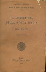 La letteratura della nuova Italia. Volume secondo
