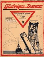 La Tecnique des Travaux. Revue mensuelle des Procédés de Construction modernes, 7° anno, n. 9, Septembre 1931