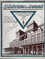 La Tecnique des Travaux. Revue mensuelle des Procédés de Construction modernes, 9° anno, n. 3, Mars 1933