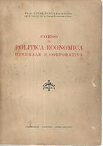 Corso di politica economica generale e corporativa