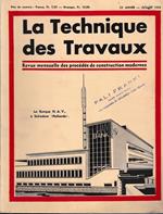La Tecnique des Travaux. Revue mensuelle des Procédés de Construction modernes, 12° anno, n. 7, Juillet 1936
