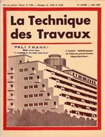 La Tecnique des Travaux. Revue mensuelle des Procédés de Construction modernes, 13° anno, n. 5, Mai 1937
