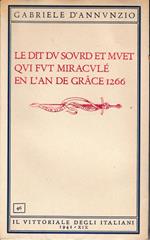 Le dit du sourd et muet qui fut miraculé en l'an de grace 1266