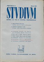 Studium. Rivista di vita e cultura professionale, anno XLII, n. 3 Marzo 1946