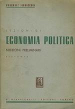 Lezioni di economia politica. Nozioni Preliminari