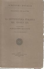 La letteratura italiana nel secolo XIX