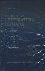 Storia della letteratura italiana. Volume primo