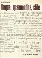 Lingua,grammatica,stile