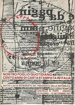 Nostro foglio quotidiano. Cento anni di carta stampata in Italia