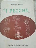 ''I pecchi,, figure popolari catanesi note per i loro soprannomi con ritratti e illustrazioni