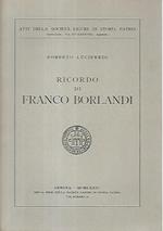 Ricordo di Franco Borlandi